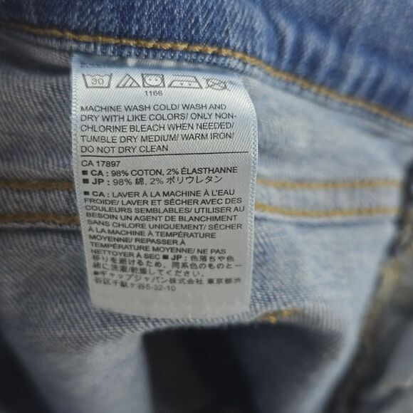 Banana Republic Women's Denim Roll-Cuff Shorts Medium Wash Size 28/6‎ - Picture 5 of 12